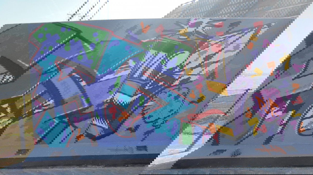 Graffiti Wall in Amsterdam - Photo by HellB