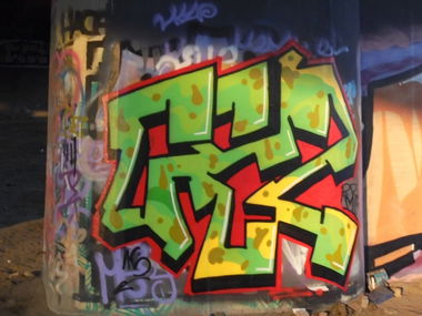 Graffiti Wall - Photo by HellB