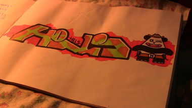 Graffiti Sketch in Zhitomir - Photo by Hells - Hels (2013)