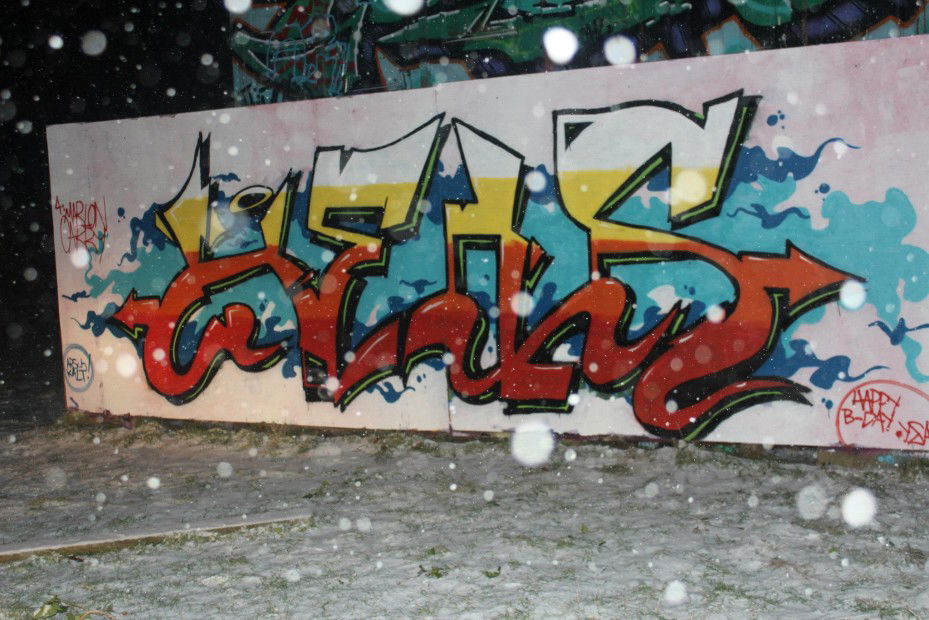 Graffiti Wall in Minden - Photo by Hels - Hels