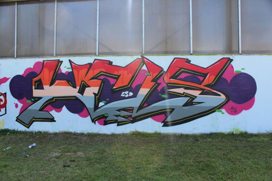 Graffiti Wall in Rahden - Photo by Hels - hels