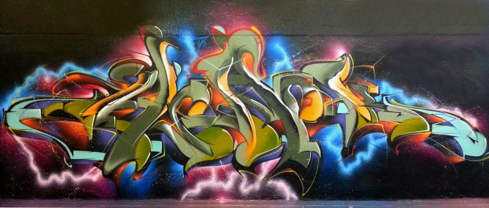 Graffiti Wall in Russia - Photo by Henok (2013)