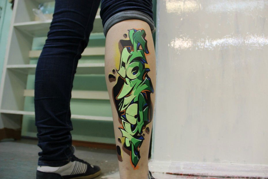 Graffiti Artwork in Rissia - Photo by Henok (2012)