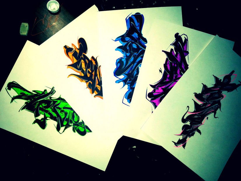 Graffiti Sketch - Photo by Henok (2013)