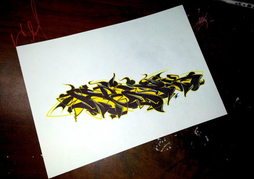 Graffiti Sketch - Photo by Henok (2013)