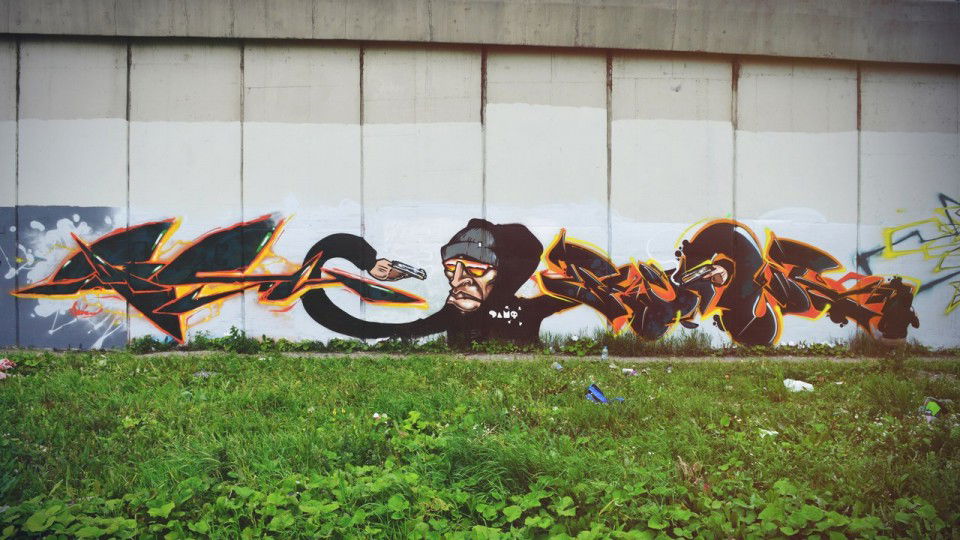 Graffiti Wall - Photo by Henok