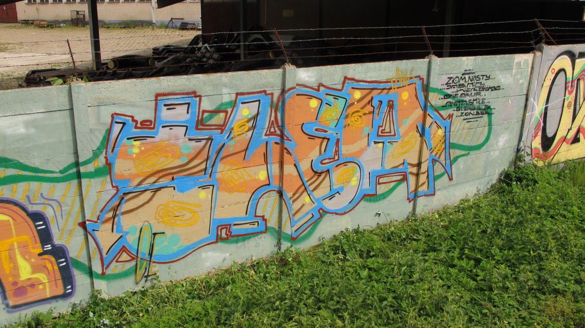 Graffiti Wall in Lublin - Photo by Herbaczers