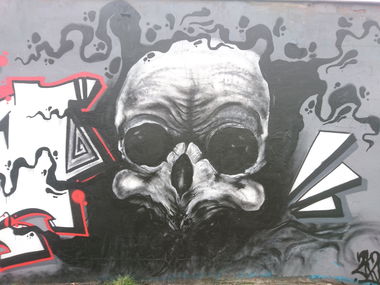 Graffiti Wall in Wrocław - Photo by Heretyk (2020)