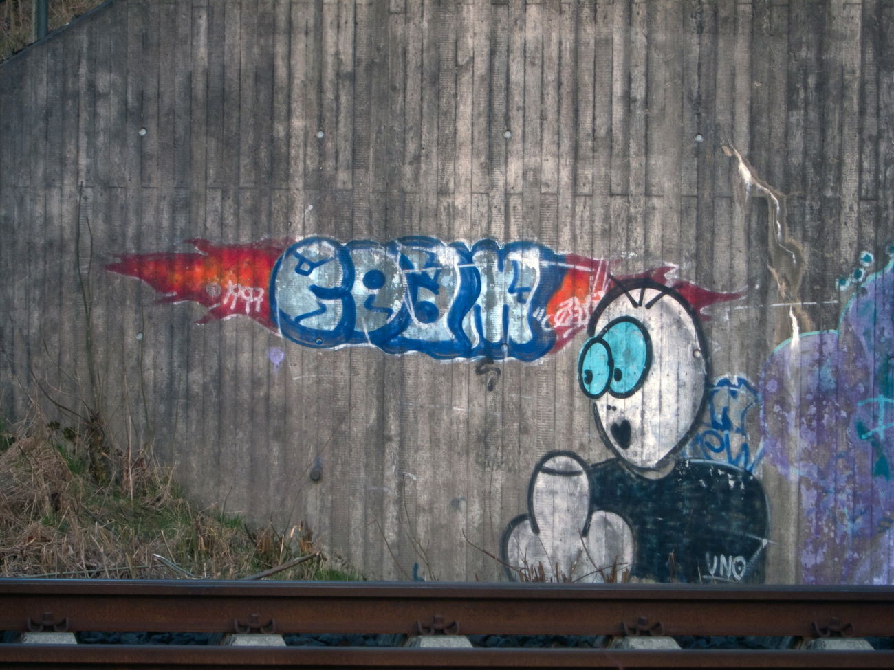 Graffiti Bombing in Deutschland - Photo by Herford - Coam, Kirchlengern (1997)