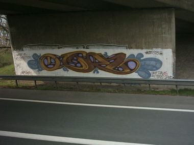 Graffiti Bombing - Photo by Herford - Harz, Bad, Oeynhausen (2003)