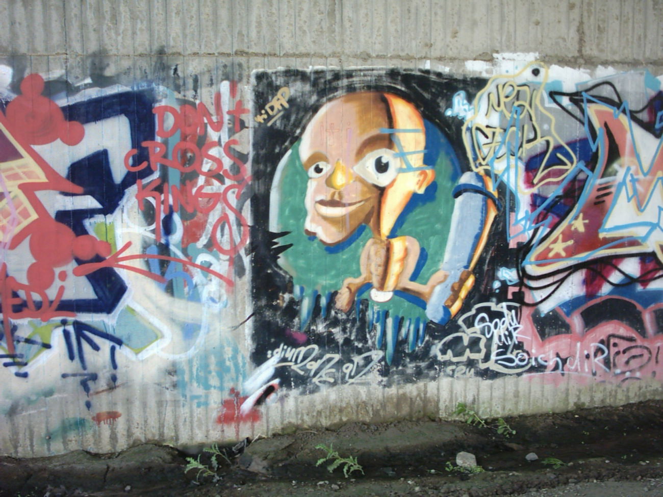 Graffiti Wall - Photo by Herford - Dium, MTL, Bünde (1997)