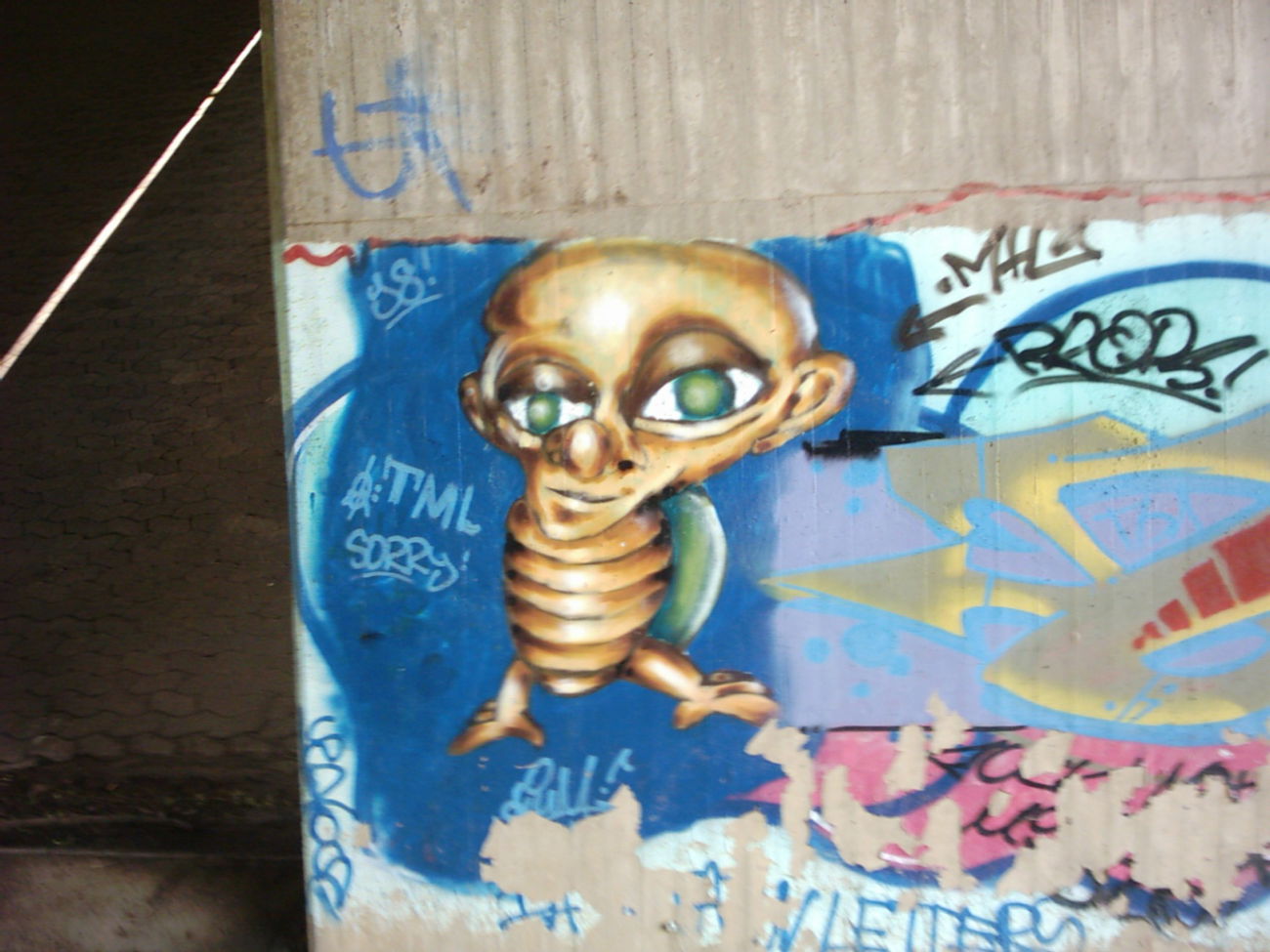 Graffiti Wall in Deutschland - Photo by Herford - Dium, MTL, TML (1998)