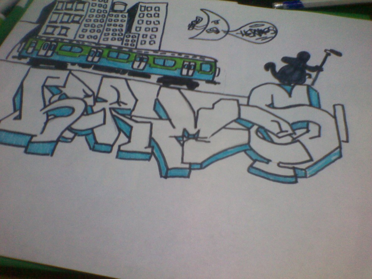 Graffiti Wall - Photo by Hermes