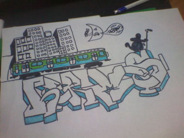 Graffiti Wall - Photo by Hermes