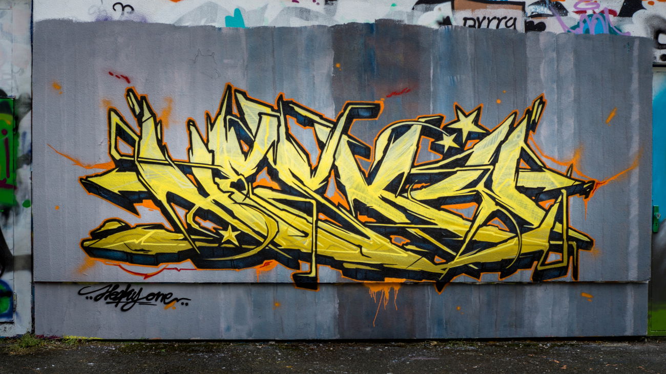 Graffiti Wall - Photo by Hesky