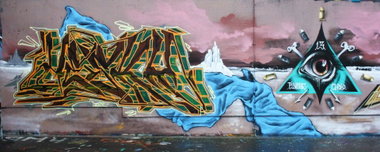 Graffiti Wall in Leipzig - Photo by Hesky