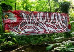 Graffiti Street Art in Leipzig - Photo by Hesky - Hesky (2013)