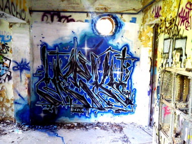 Graffiti Wall in Leipzig - Photo by Hesky