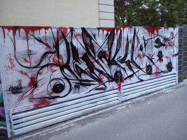Graffiti Wall in Leipzig - Photo by Hesky