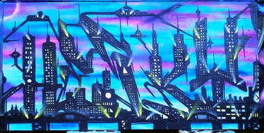 Graffiti Wall in Leipzig - Photo by Hesky
