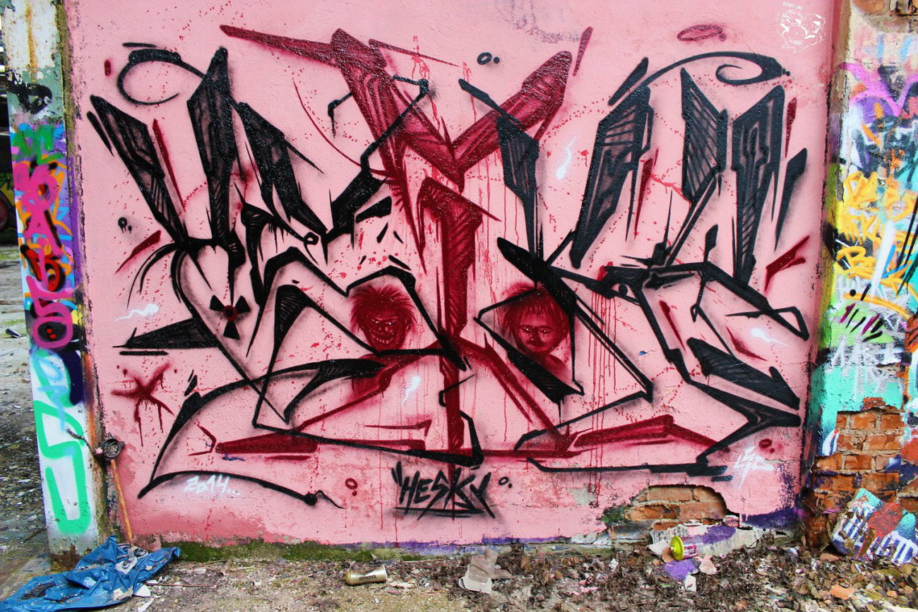 Graffiti Wall - Photo by Hesky