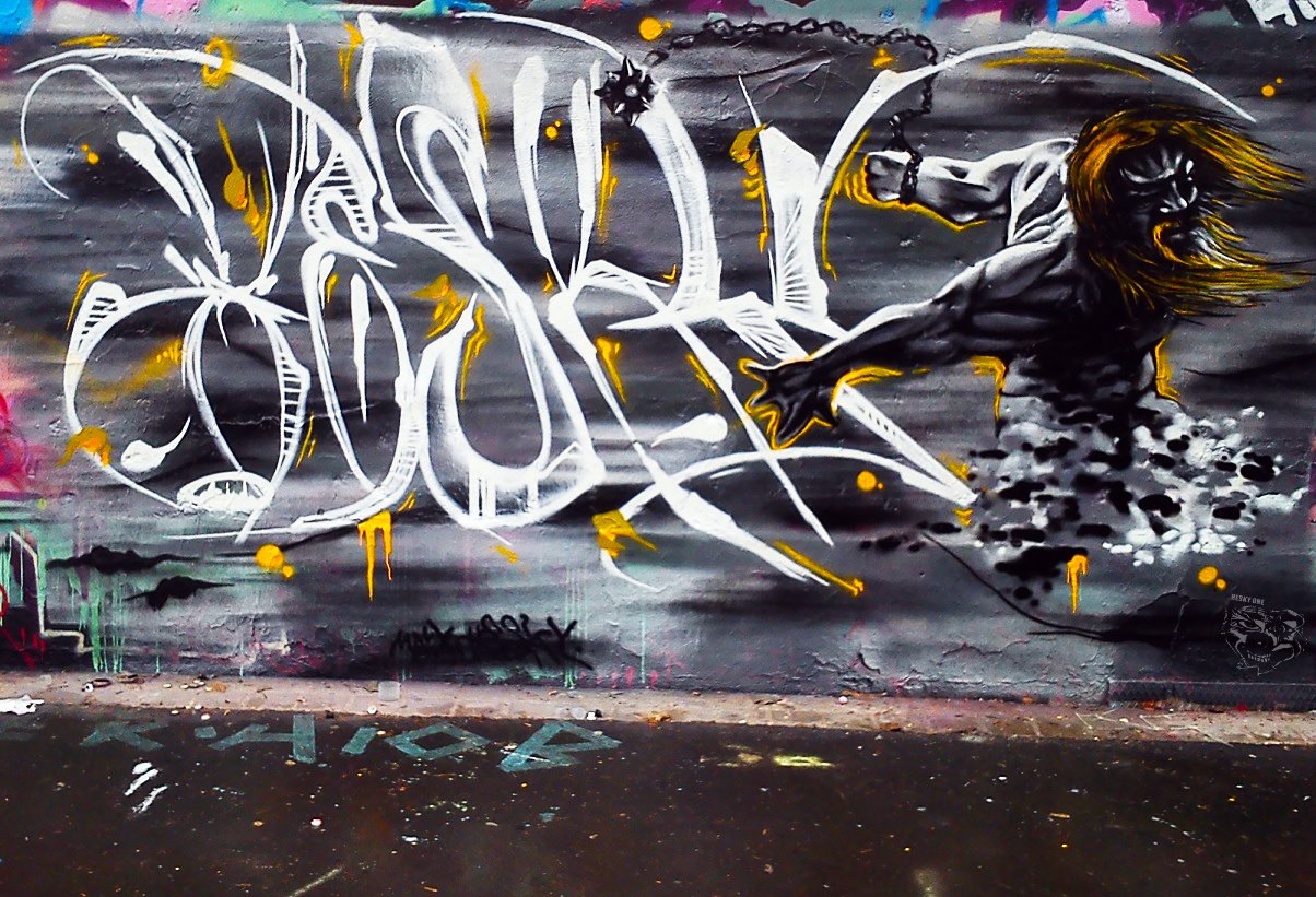 Graffiti Wall - Photo by Hesky
