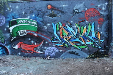 Graffiti Wall - Photo by Hesky