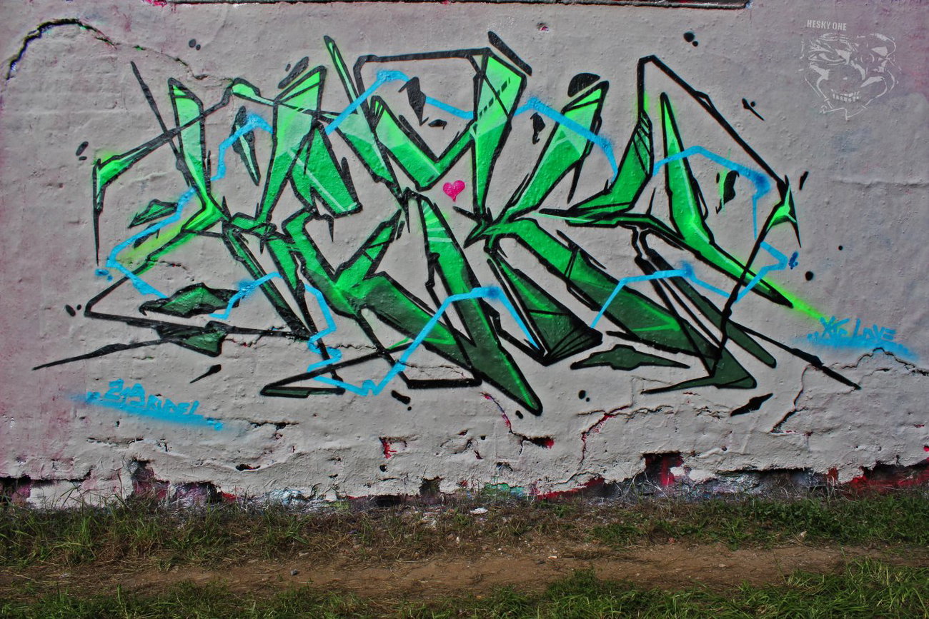 Graffiti Wall - Photo by Hesky