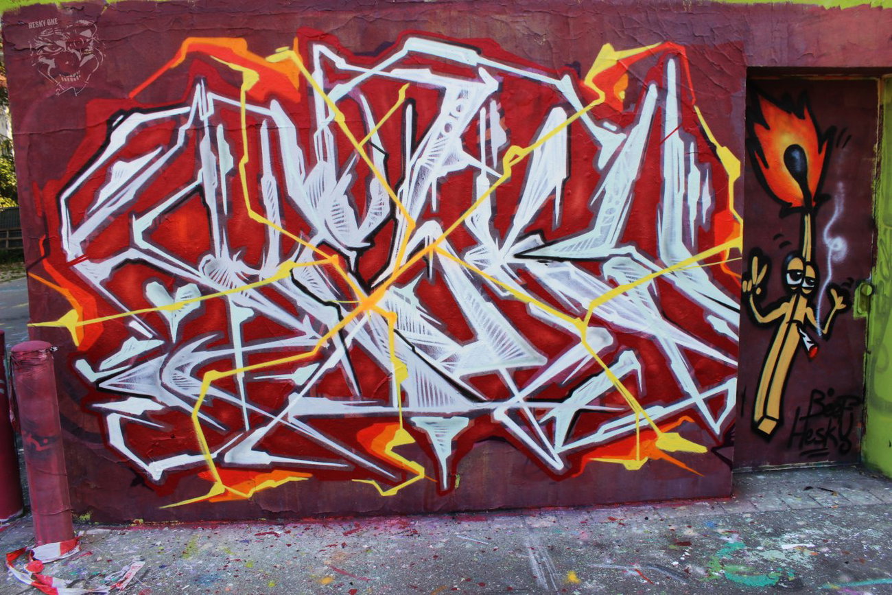 Graffiti Wall - Photo by Hesky