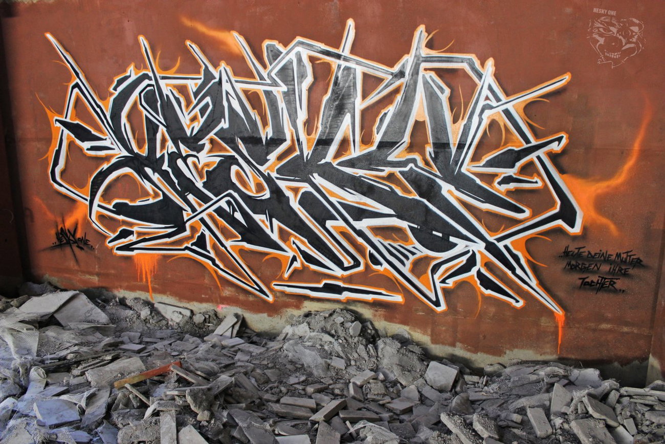 Graffiti Wall - Photo by Hesky