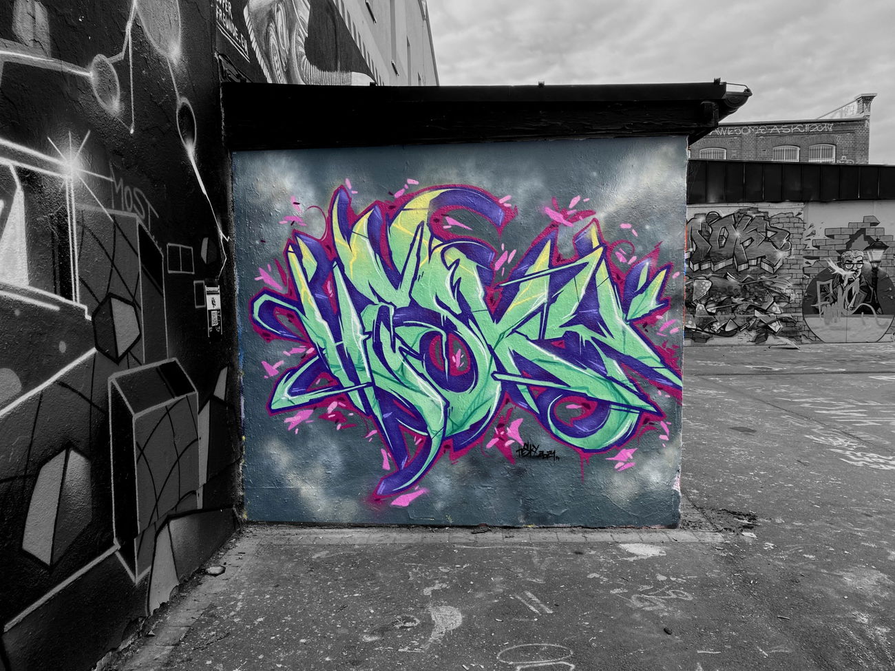Graffiti Wall - Photo by Hesky