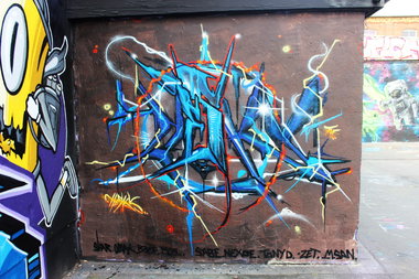 Graffiti Wall - Photo by Hesky