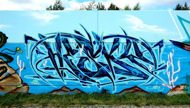 Graffiti Wall - Photo by Hesky