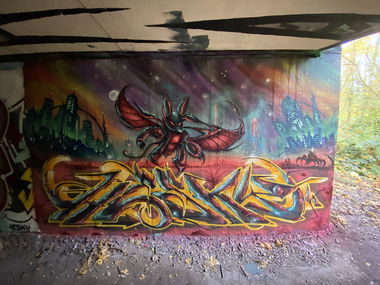 Graffiti Wall - Photo by Hesky