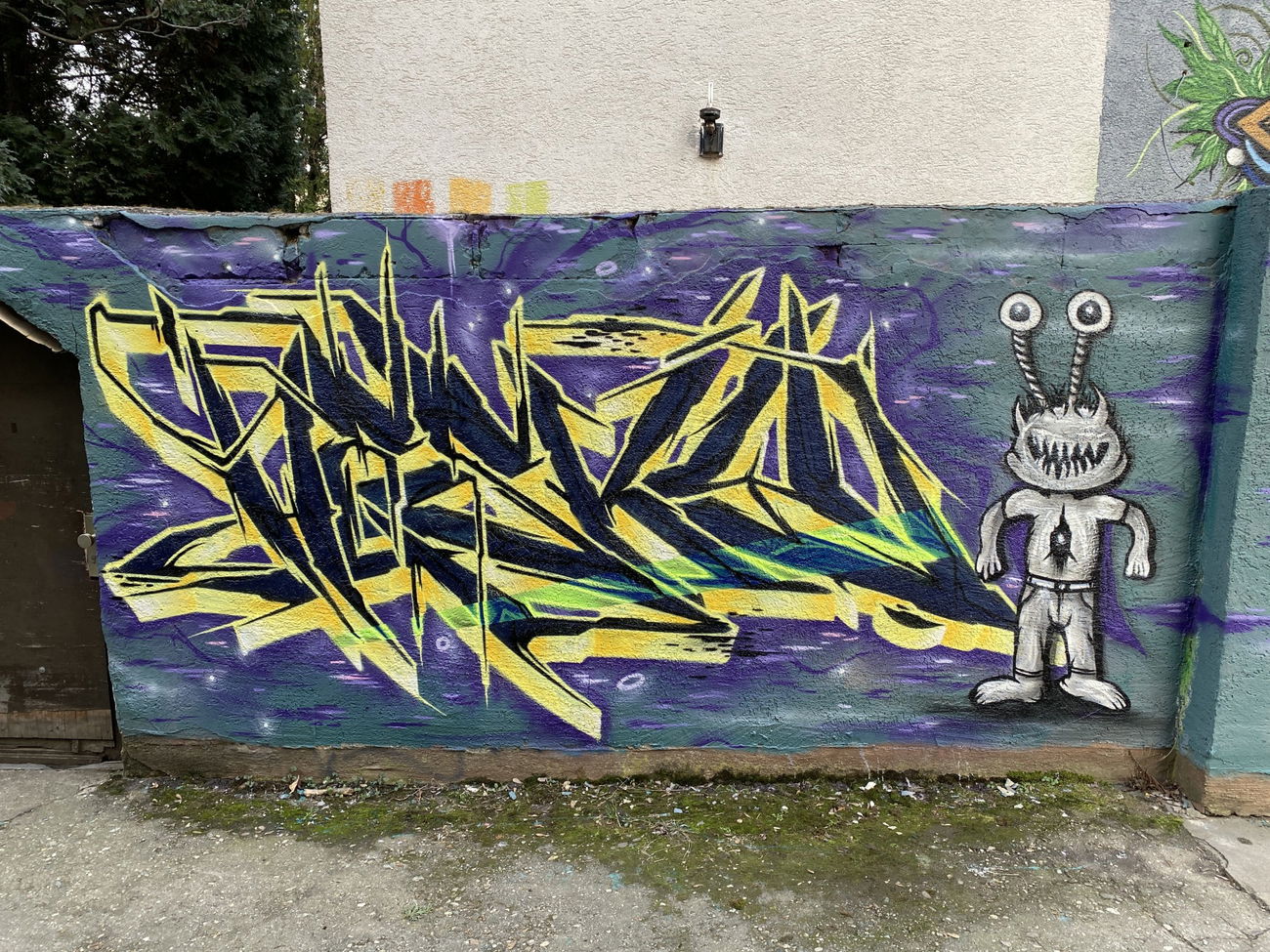 Graffiti Wall - Photo by Hesky