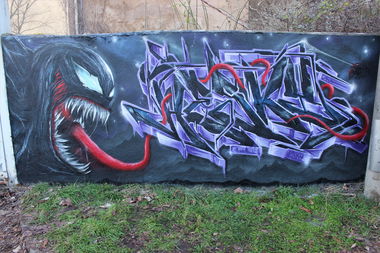 Graffiti Wall - Photo by Hesky