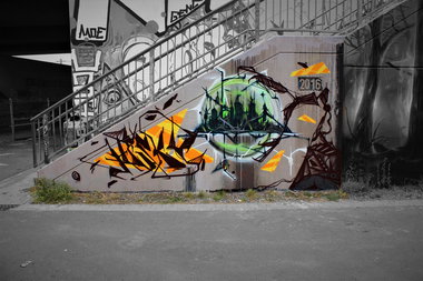 Graffiti Wall - Photo by Hesky