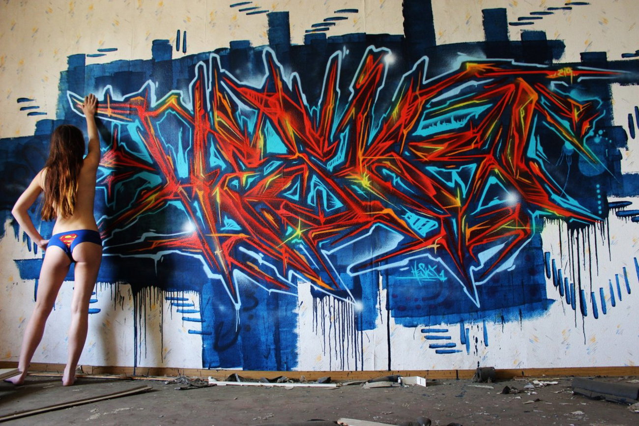 Graffiti Wall - Photo by Hesky