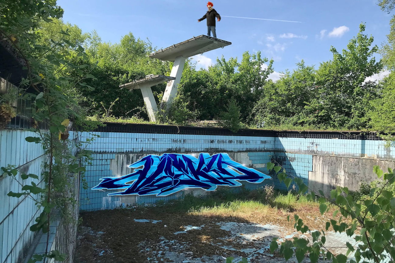 Graffiti Wall - Photo by Hesky