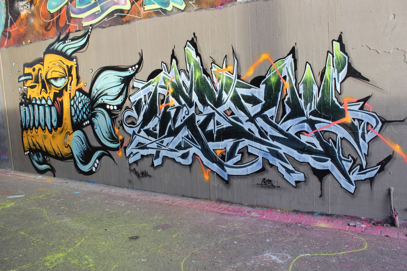 Graffiti Wall - Photo by Hesky