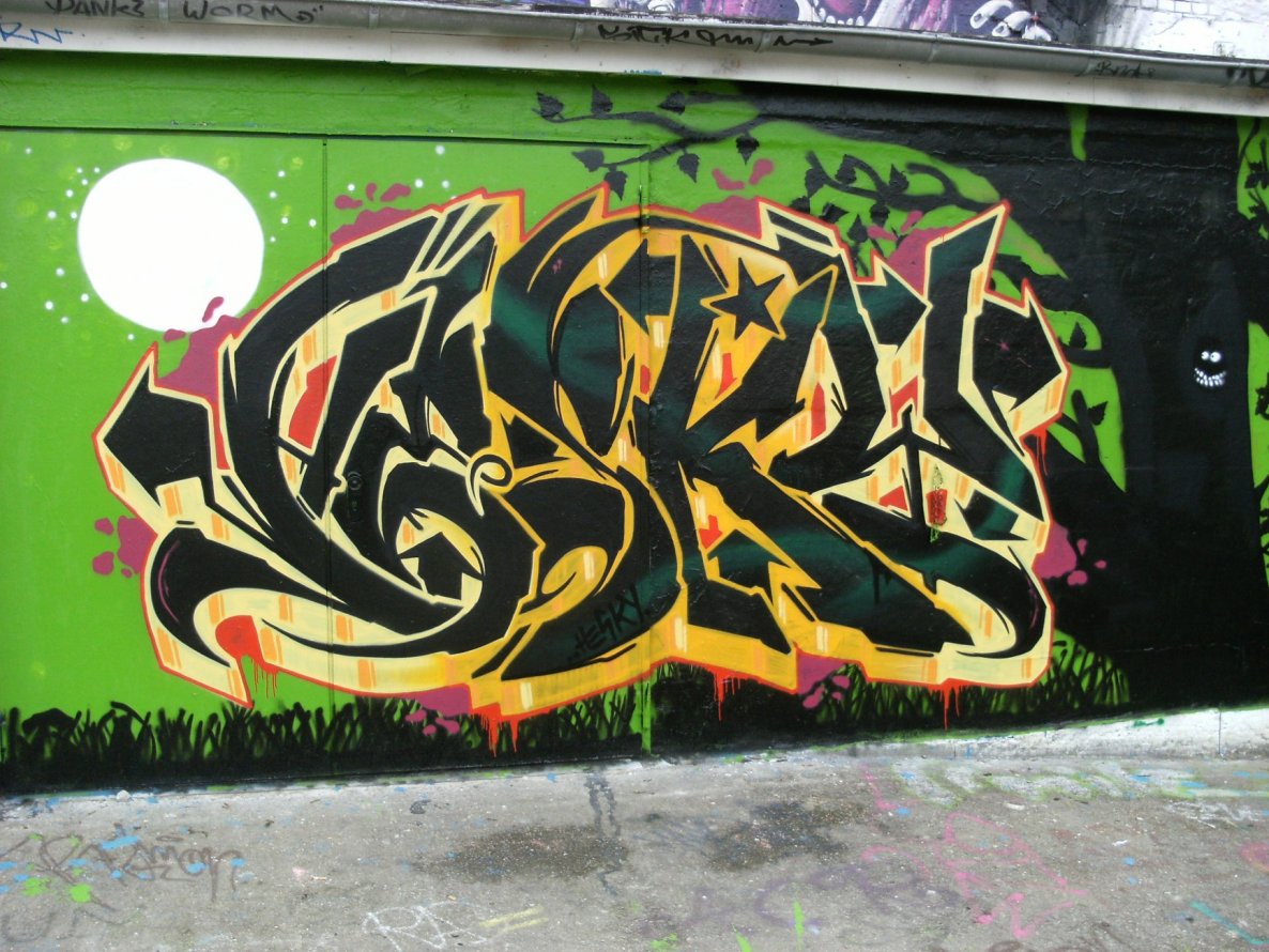 Graffiti Wall - Photo by Hesky