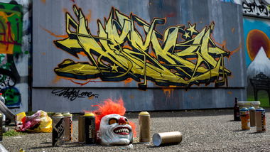 Graffiti Wall - Photo by Hesky