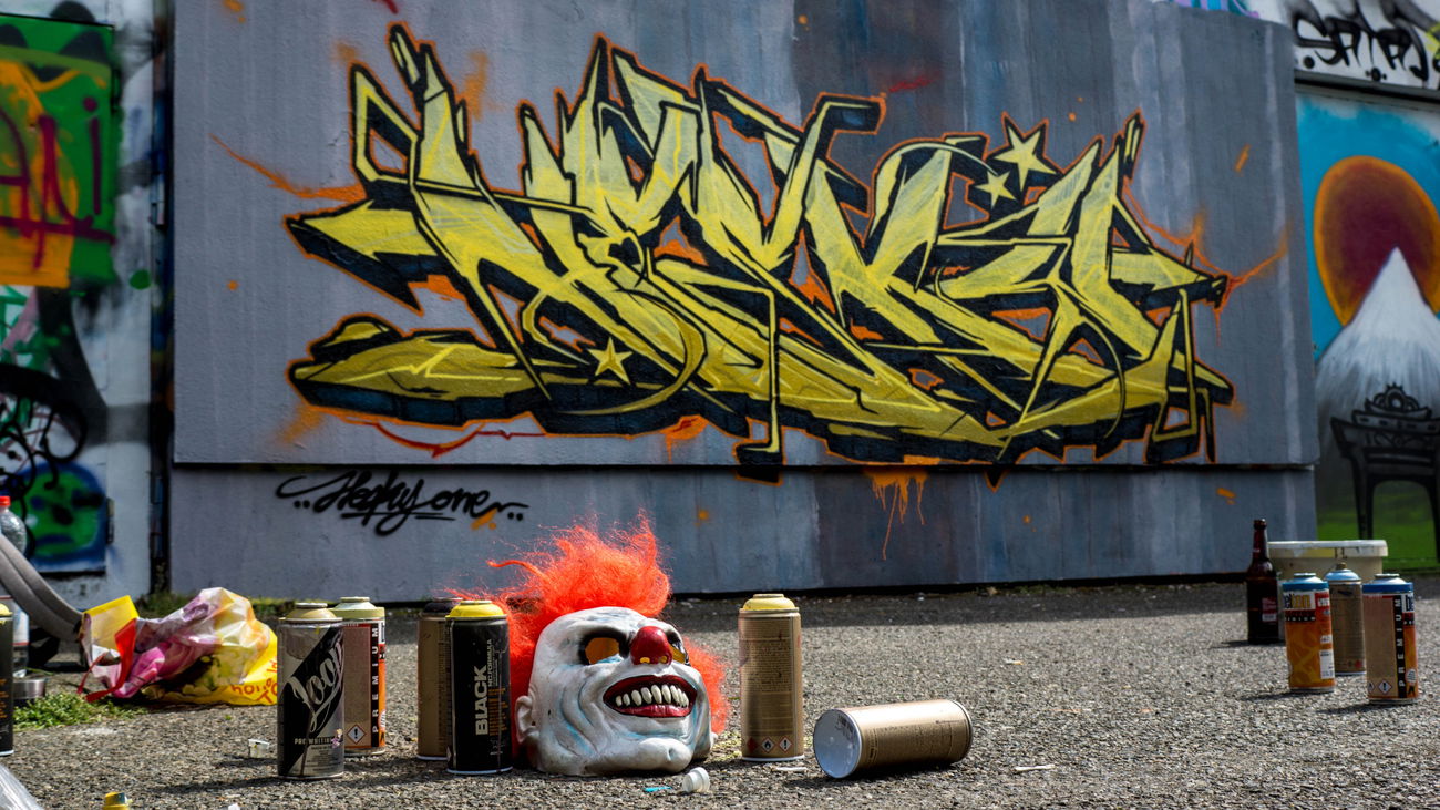 Graffiti Wall - Photo by Hesky