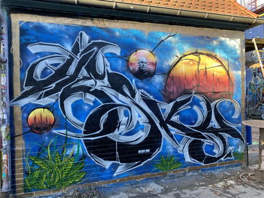 Graffiti Wall - Photo by Hesky