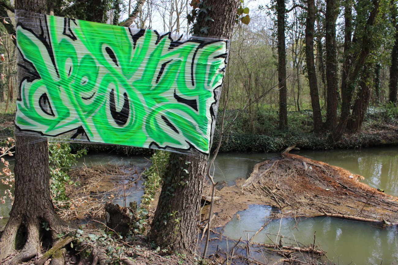 Graffiti Wall - Photo by Hesky