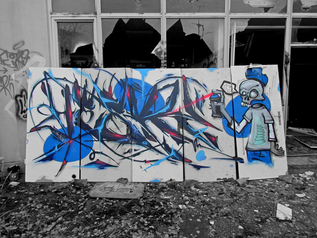 Graffiti Wall - Photo by Hesky