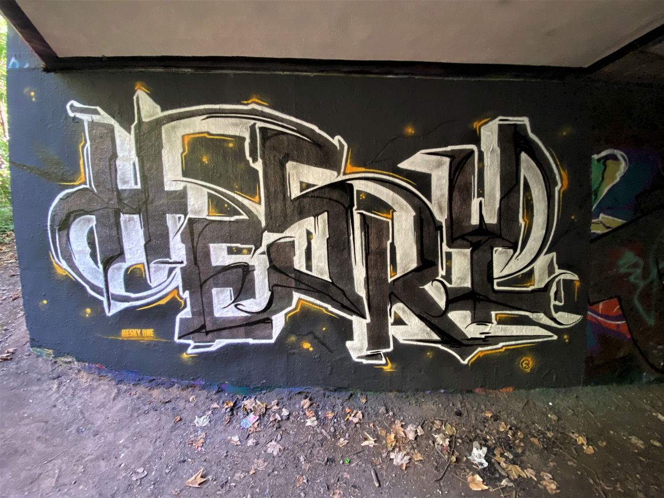 Graffiti Wall - Photo by Hesky