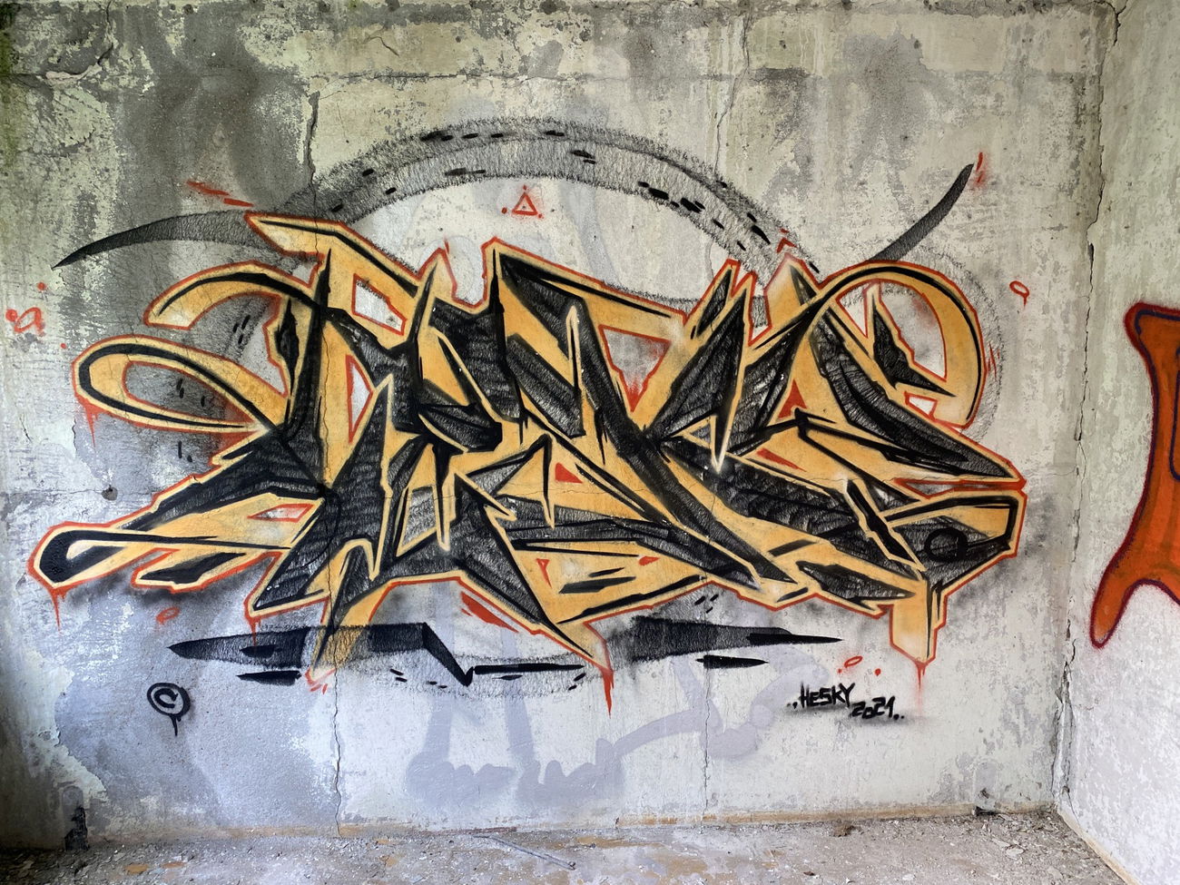 Graffiti Wall - Photo by Hesky