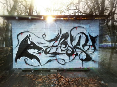 Graffiti Wall - Photo by Hesky