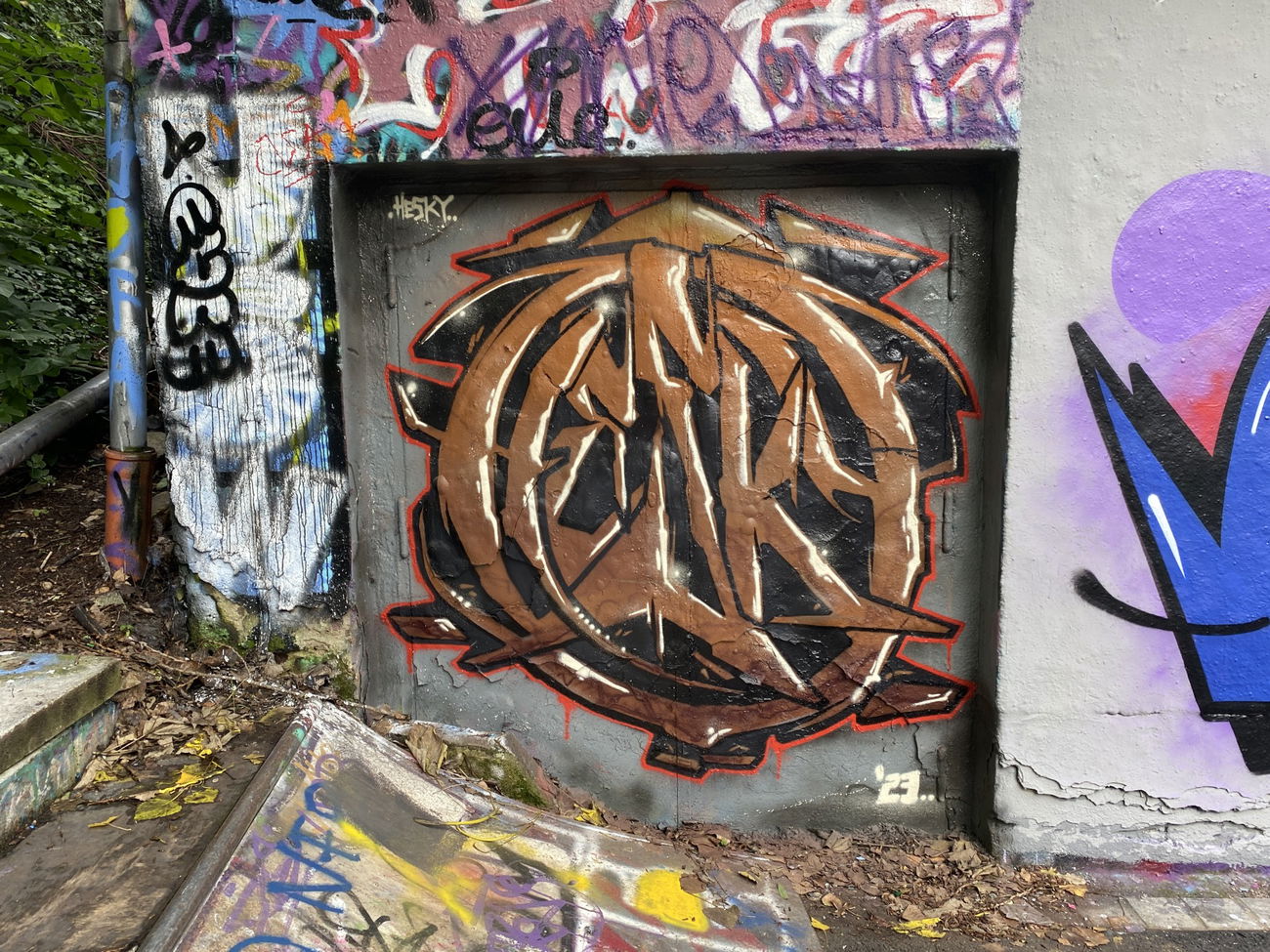 Graffiti Wall - Photo by Hesky